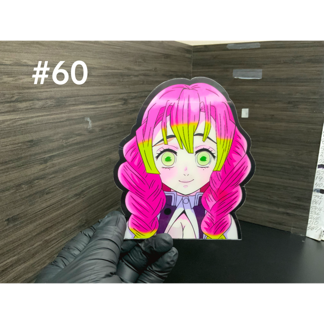 Anime 3d stickers