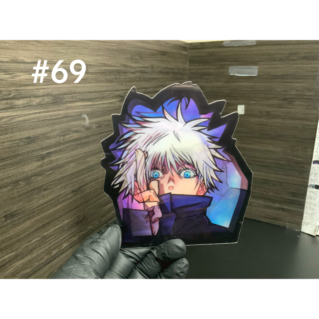 Anime 3d stickers